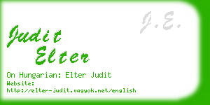 judit elter business card